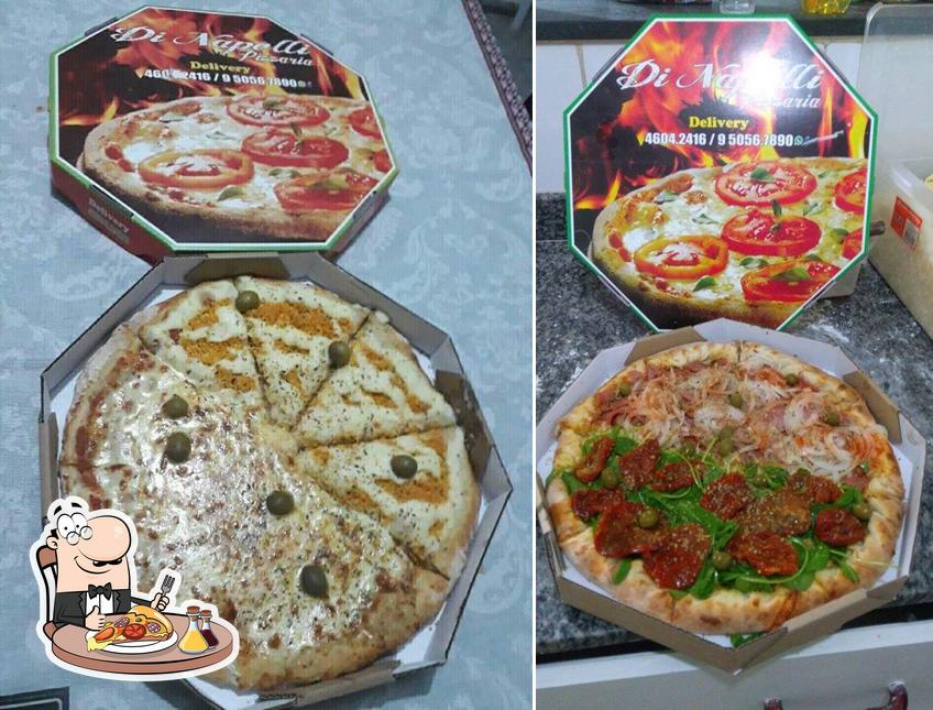 Escolha diferentes estilos de pizza