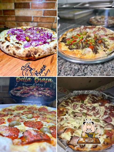 Get pizza at Bella Brasa Pizzaria Delivery