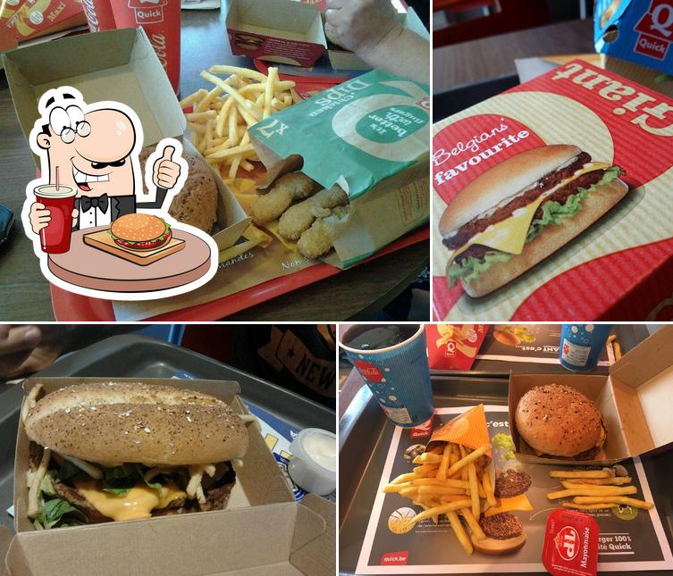 Essayez un hamburger à Quick Gosselies