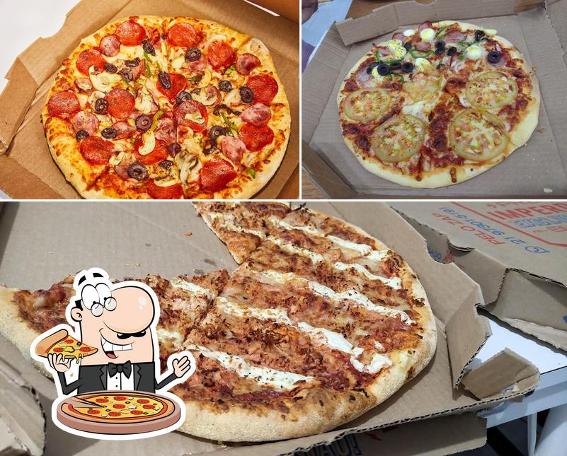Escolha pizza no Domino's Pizza - Expedicionários