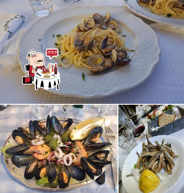 Prenditi la cucina di mare a Trattoria Castel dell'Ovo