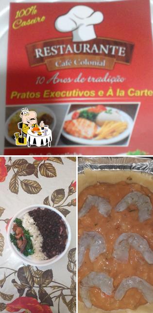 Platos en Restaurante e Café Colonial