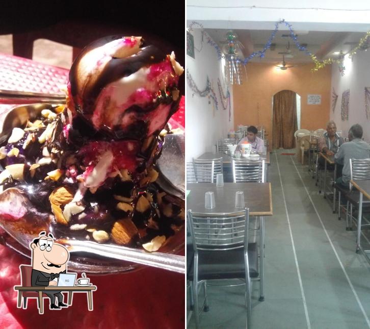 The interior of Bharkadevi Ice Cream