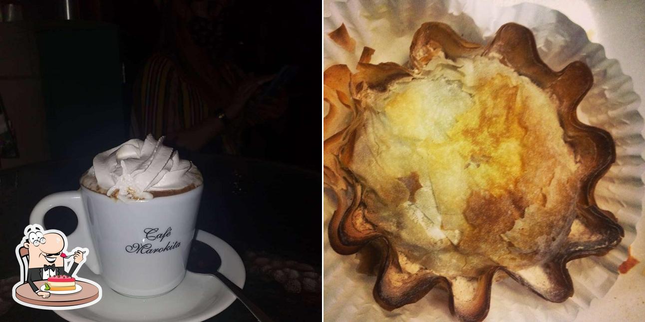 Café Marokita oferece uma variedade de pratos doces
