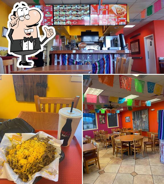 Among various things one can find interior and food at Filiberto's