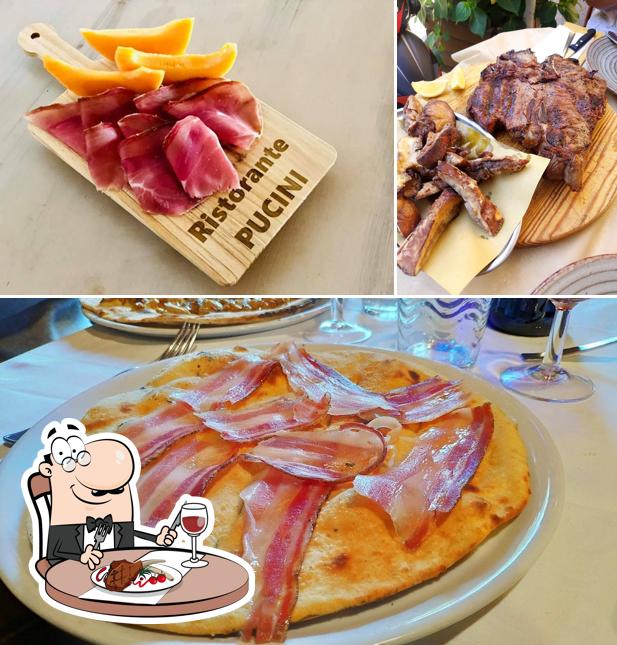 C'è un'ampia varietà di pasti per gli amanti della carne