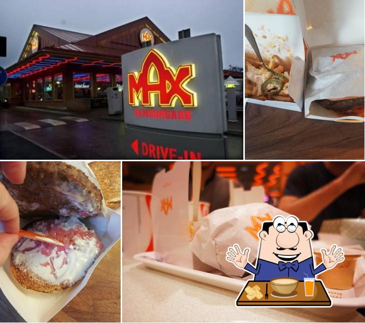 Блюда в "Max Burgers"