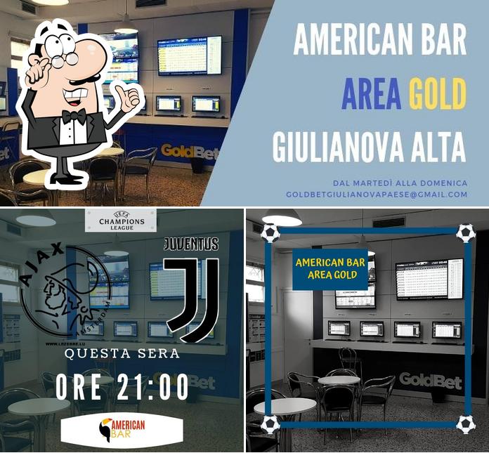 Gli interni di American Bar AREA GOLD Giulianova