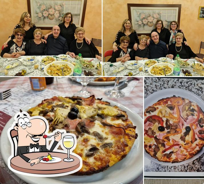 La foto di cibo e tavolo da pranzo da Al Padellino di Rizzo F. Pizzeria storica dal 1973