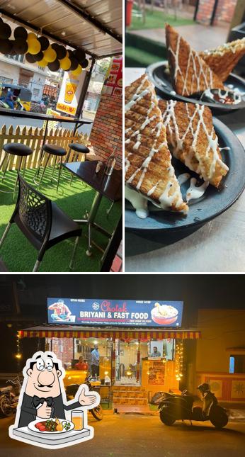 This is the image showing food and exterior at Ambattur Cafe