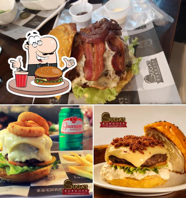 Peça um hambúrguer no Guga's Burguer Gourmet