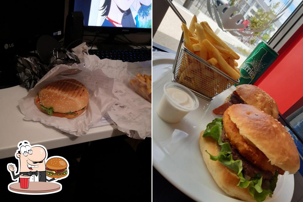 Commandez un hamburger à La Maison Rabel