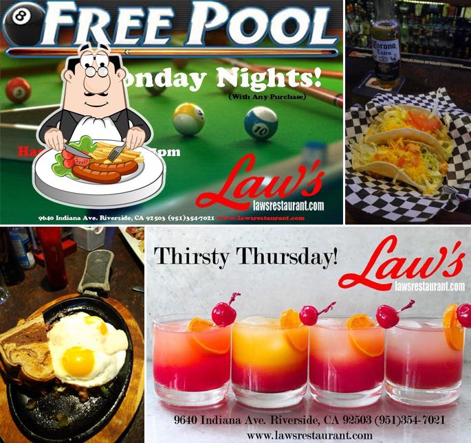 Law's Restaurant in Riverside Restaurant menu and reviews