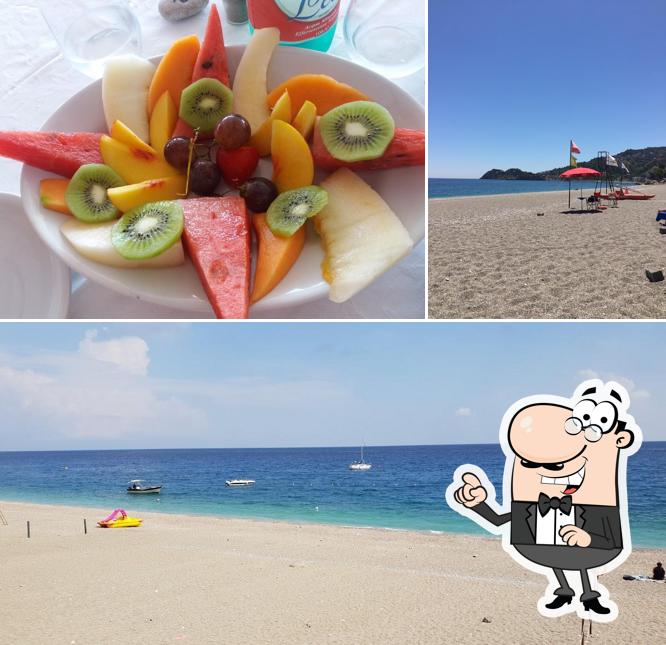 La foto della esterno e cibo di Lido Copacabana