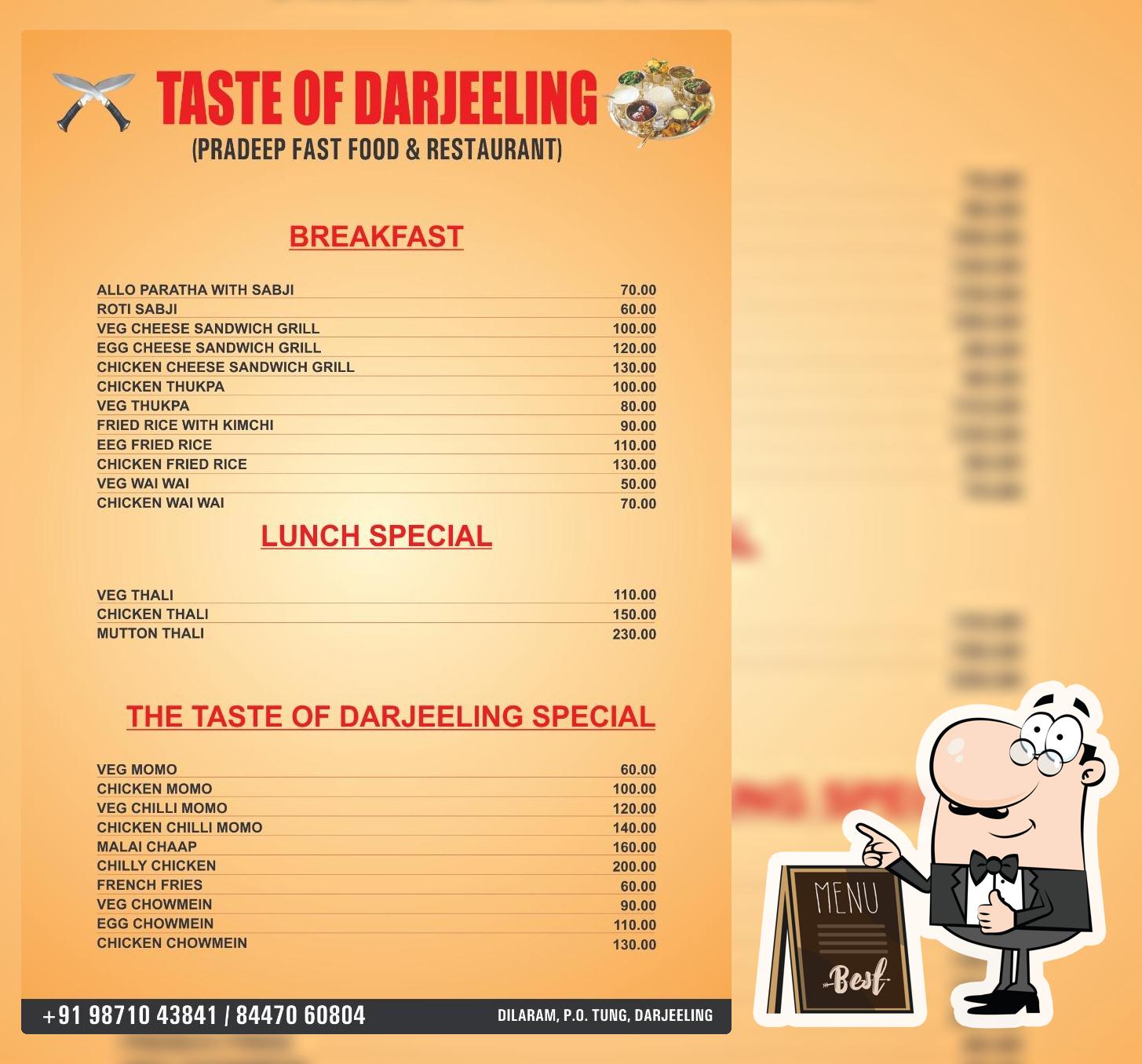 The taste of darjeeling