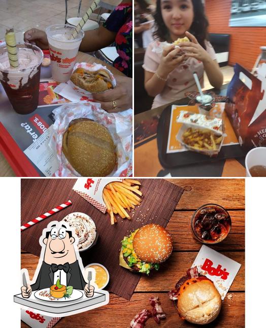 Comida em Bob's Shakes