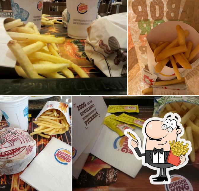 Prove cbatatas fritas francesas no Burger King