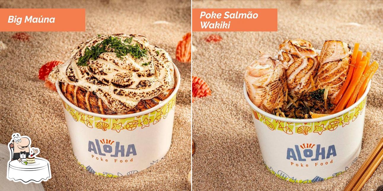 Aloha Poke Food provê uma seleção de pratos doces