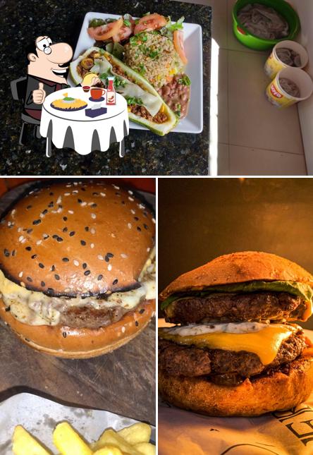 Hambúrguer em Seven Burguer
