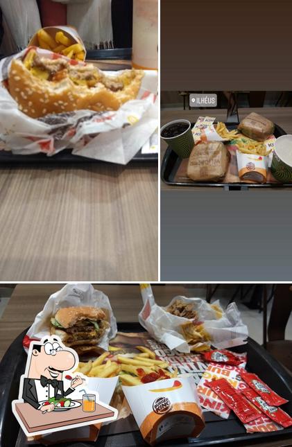 Comida em Burger King