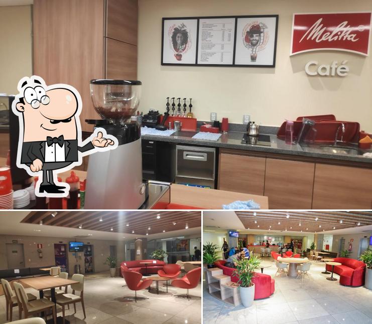 Veja imagens do interior do Cafeteria Melitta