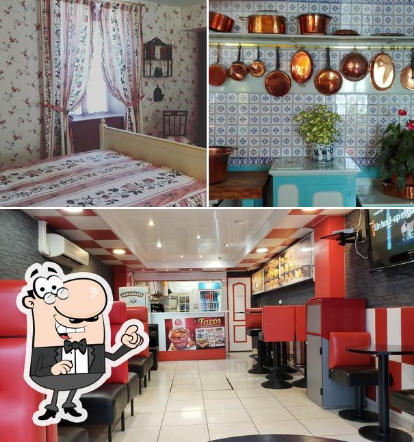 L'intérieur de Food Burger