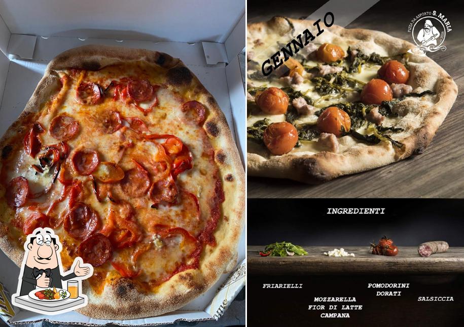 Nourriture à Pizzeria D'Asporto 'Santa Maria' (Zevio) di Sprea