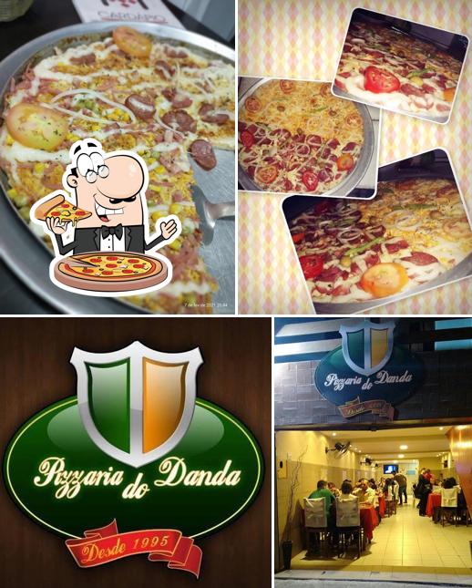 Consiga pizza no Danda Pizzaria