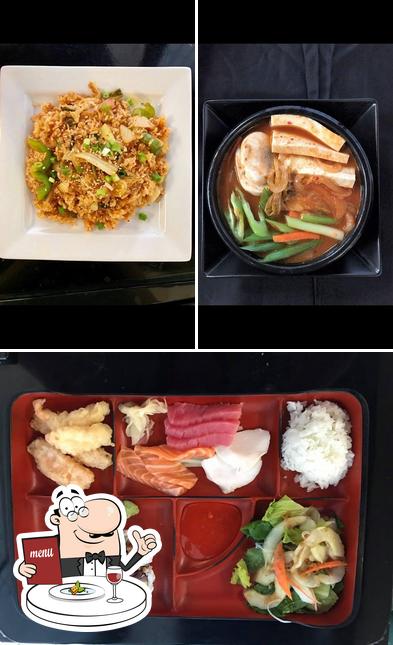 Food at Oya Sushi & Korean Kitchen