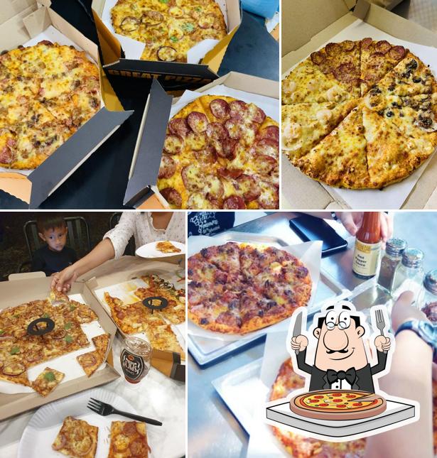 Pide distintos formatos de pizza