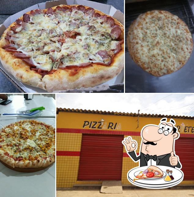 Escolha diversos tipos de pizza