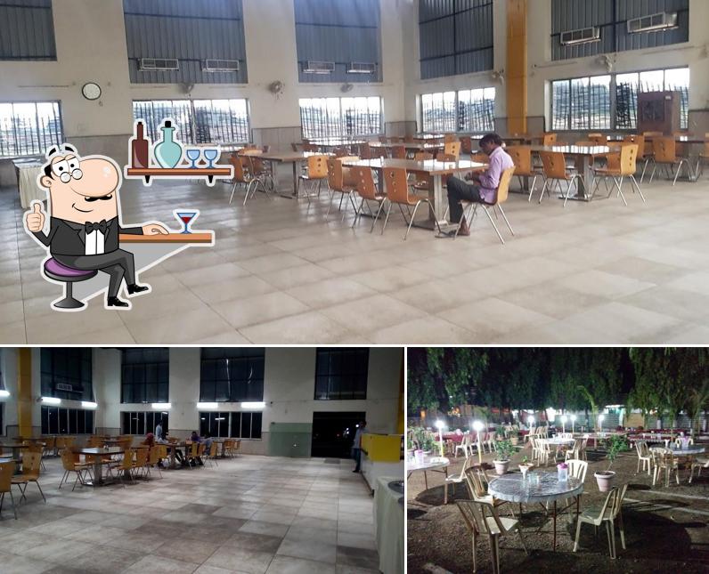 The interior of Dwarka Restaurant