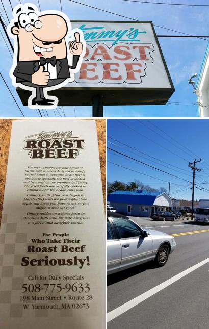 Timmy's Roast Beef in Yarmouth Restaurant menu and reviews