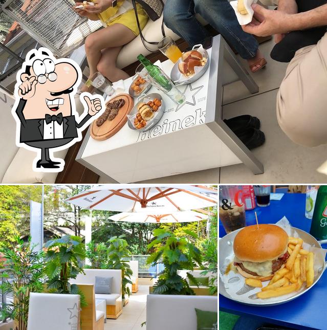 A ilustração a Come On Burger & Rooftop Vila Olímpia’s interior e cidadãos