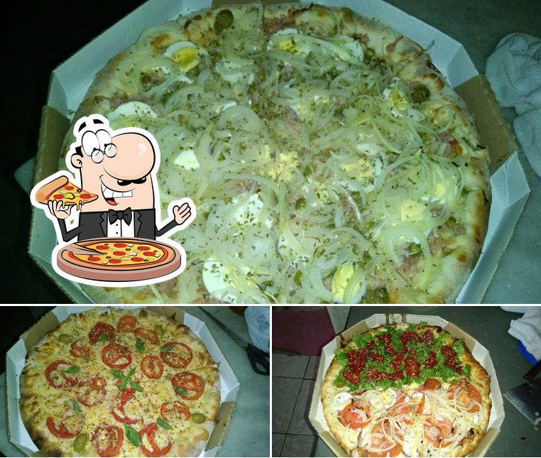 Escolha diversos tipos de pizza