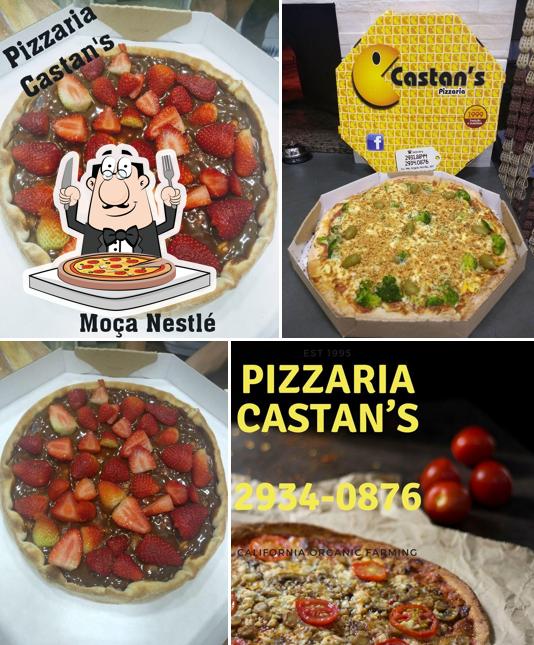 Experimente pizza no PIZZARIA CASTAN´S