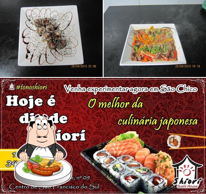 Comida em Shiori Sushi House