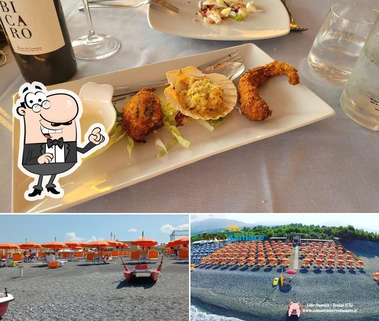 Tra le diverse cose da Ristorante Nausicaa Stabilimento Balneare si possono trovare la interni e esterno