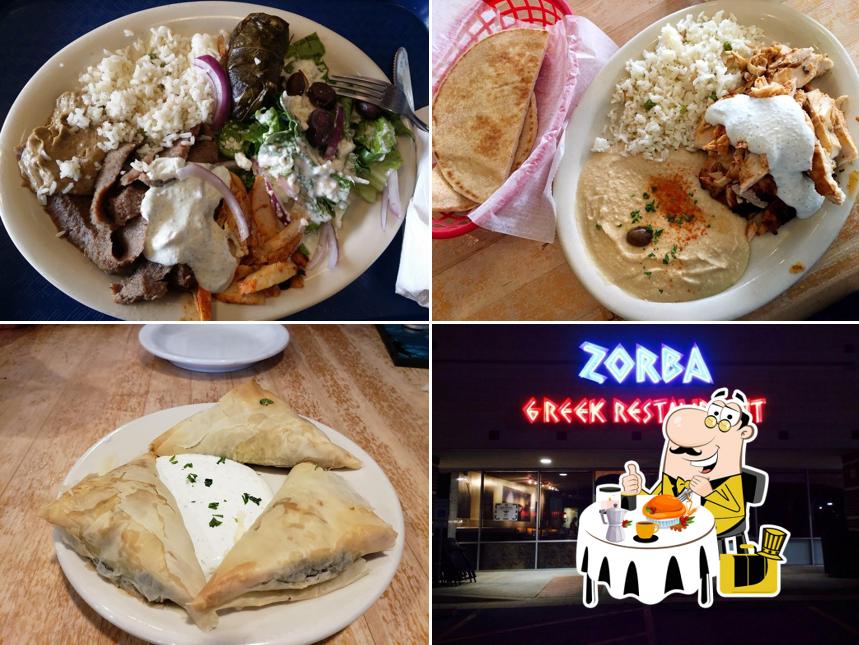 Meals at Zorba Greek Restaurant