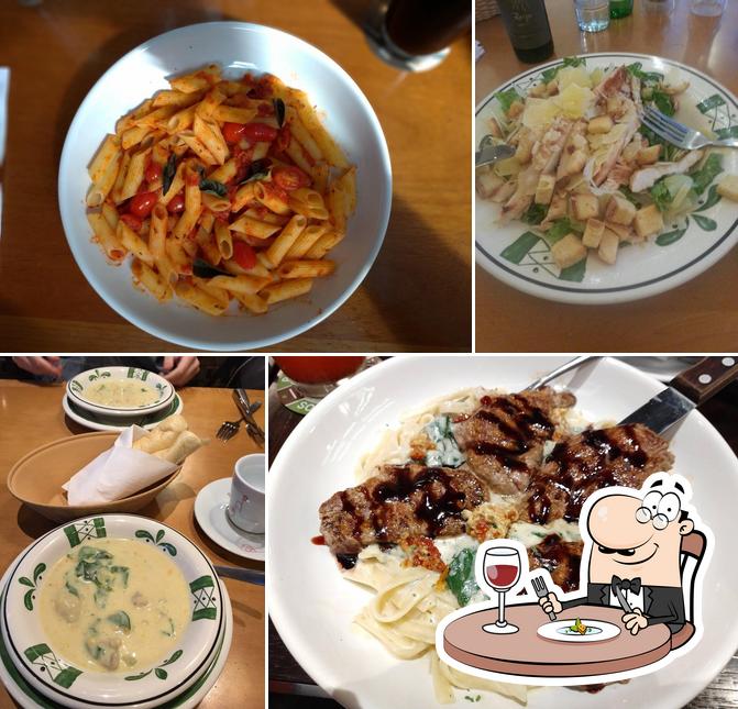 Platos en Olive Garden (GRU Terminal 3)