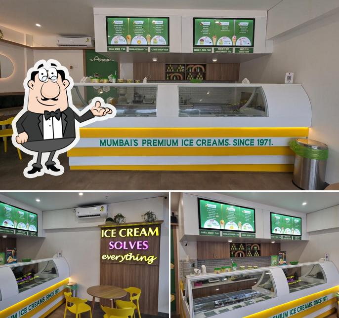 The interior of Apsara Ice Creams