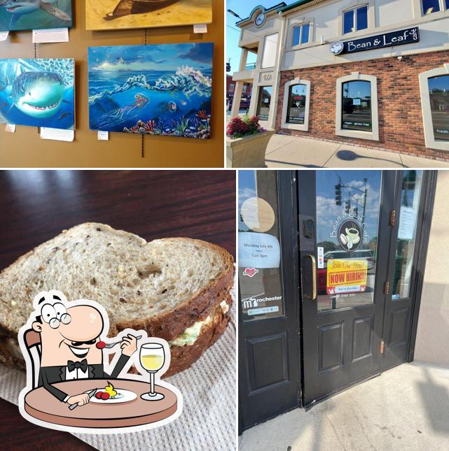 Bean and Leaf Cafe in Rochester Restaurant menu and reviews