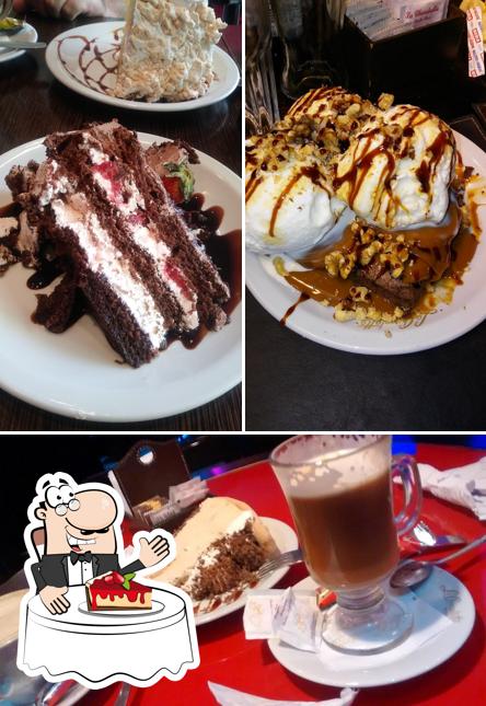 La Chocolatta Quilmes serves a variety of sweet dishes