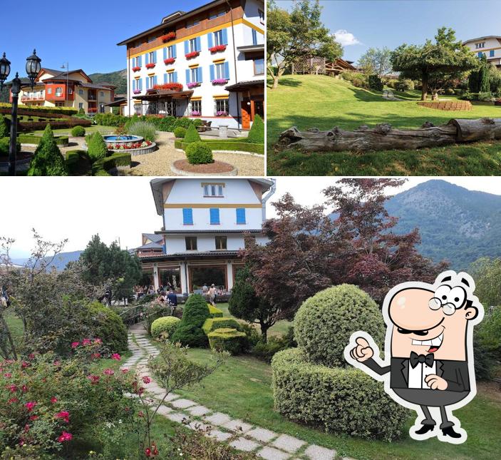 Goditi la vista dagli esterni di Hotel Italia - Ristorante Berta