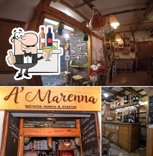 A'Marenna - Sorrento Bakery & Bistrot’s Bild von der bartheke und außen