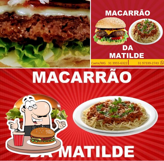 Consiga um hambúrguer no Macarrão da Matilde