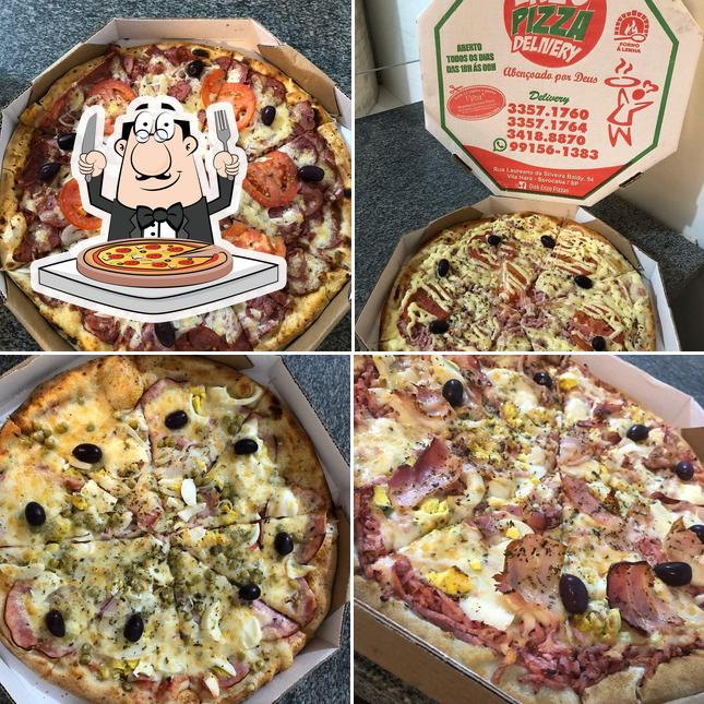 No Disk Enzo Pizzas, você pode desfrutar de pizza