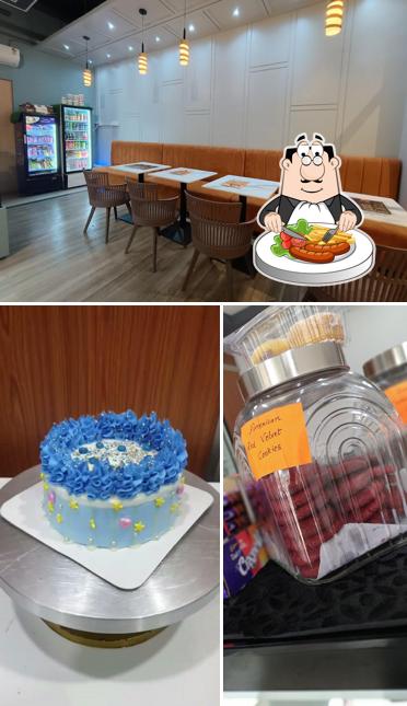 The photo of food and interior at Dough and Cream