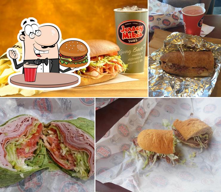 Try out a burger at Jersey Mike's Subs