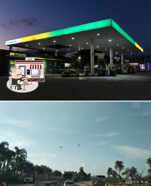 Veja imagens do exterior do Posto Petrobras